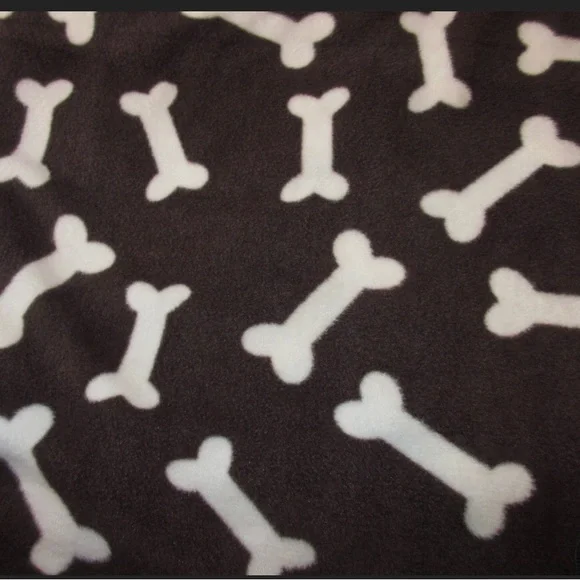 Dog Blanket Reversible Double Fleece with a Brown Backing size 30”x34”