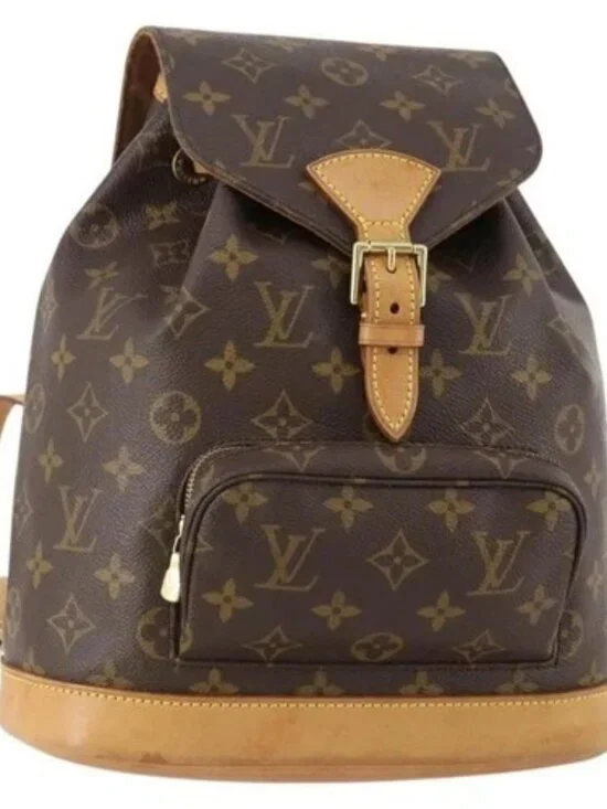 LOUIS VUITTON Monogram Montsouris MM Backpack M51136 LV Auth 174331V