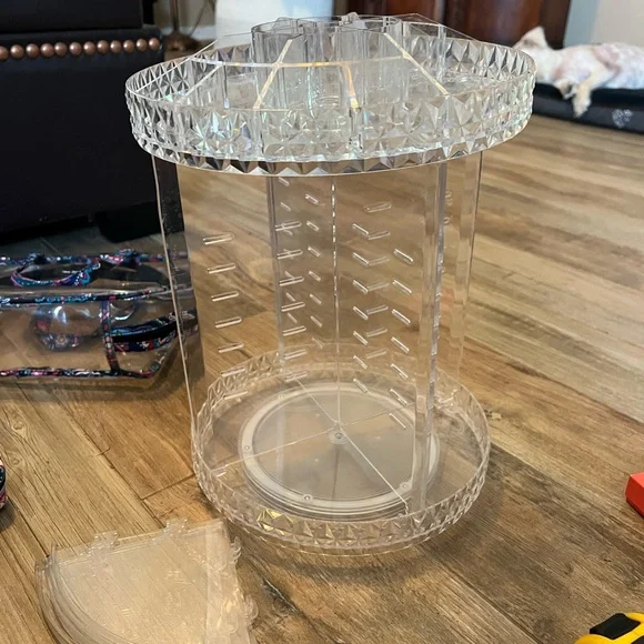 Clear Rotating Makeup Organizer