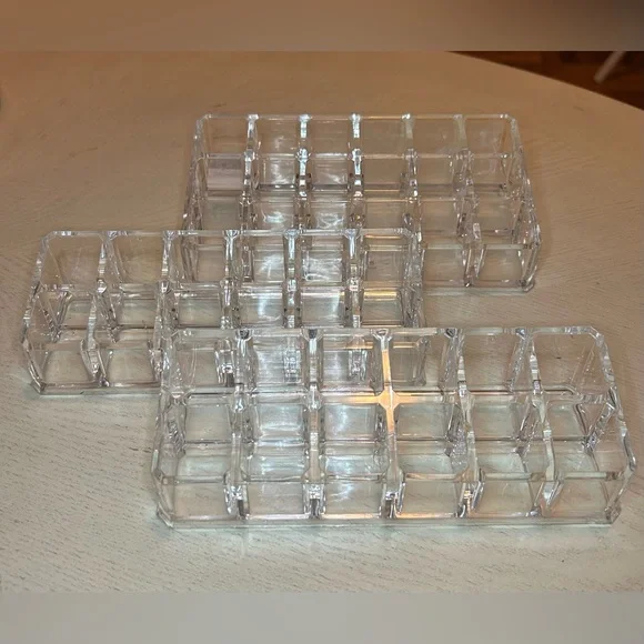 Clear Acrylic Organizer for Electronics Accessories
