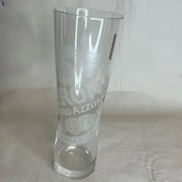Peroni Beer Drinking Glass 12 Ounces 2 1/2 Inches Diameter 7 3/4 Inches …