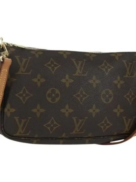 LOUIS VUITTON Monogram Pochette Accessoires Pouch M51980 LV Auth LNZ344V