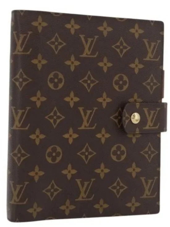 LOUIS VUITTON Monogram Agenda GM Day Planner Cover R20006 LV Auth mr2381V