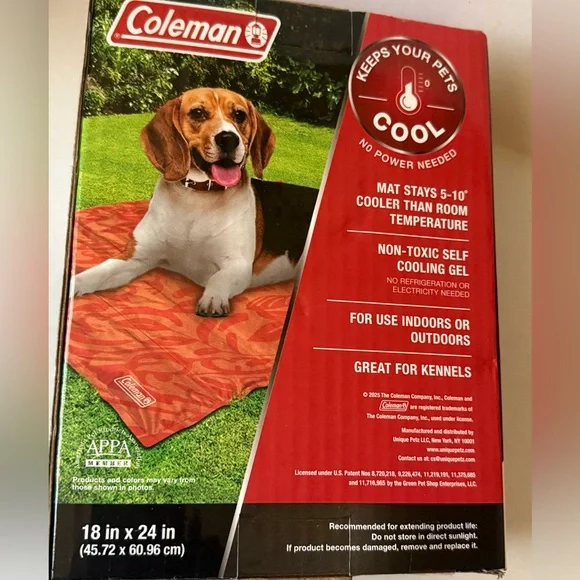 Coleman Orange Dog Bedding Blanket