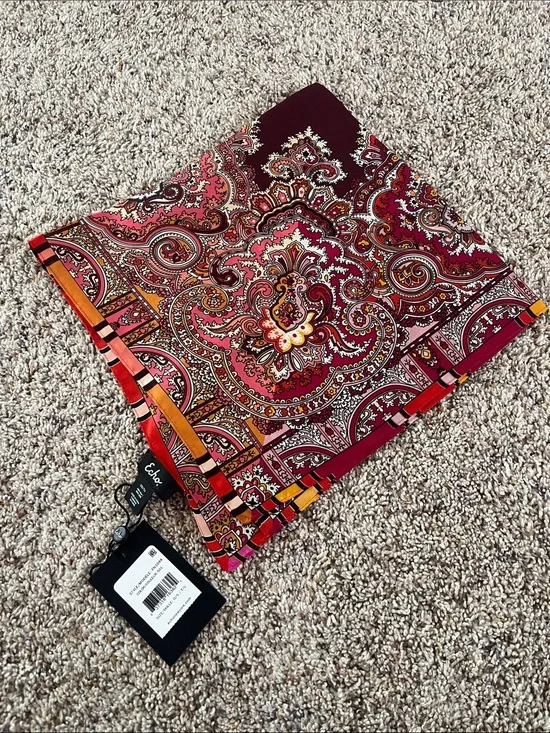 Echo Paisley Silk Scarf