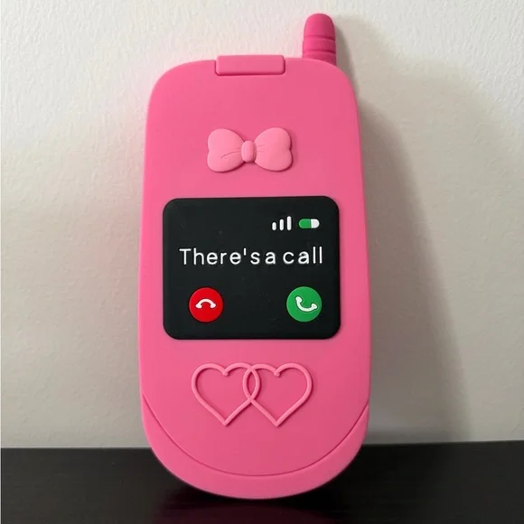 iPhone 14 Pro Pink Flip Phone Case