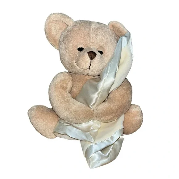 Prince Lionheart Back To Sleep Bear W/ Silkie Blanket (no Voice Device)