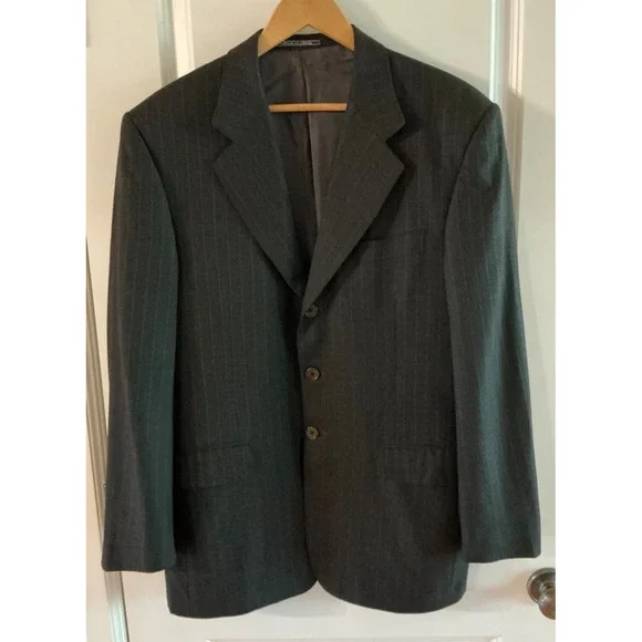 Bernini Couture Loro‎ Piana Super 150s Wool Blazer 40R Made in Italy Mens Jacket