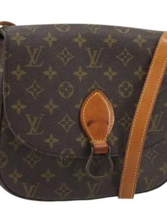 LOUIS VUITTON Monogram Saint Cloud GM Shoulder Bag M51242 LV Auth BA12040