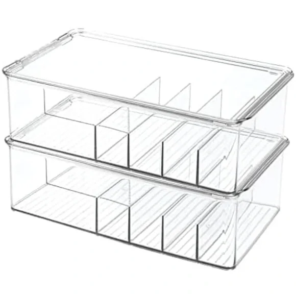 Clear Stackable Storage Organizer