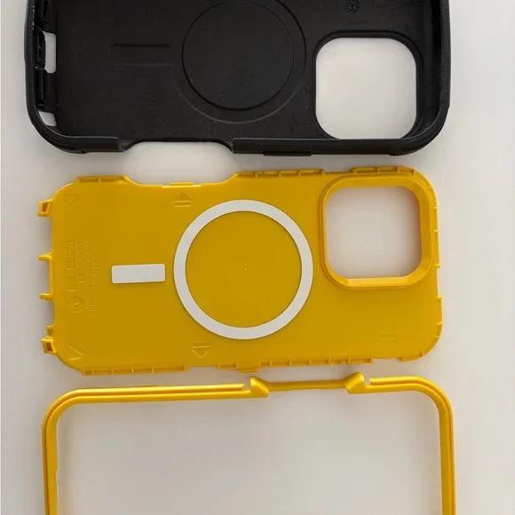 Yellow and Black Phone Case Set