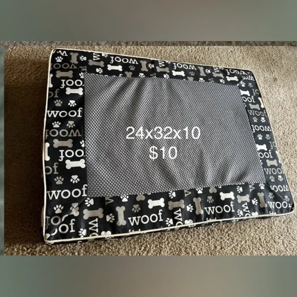 Foam dog bed