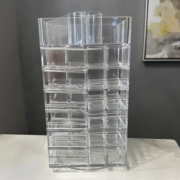 Clear Acrylic Lipstick Storage Organizer