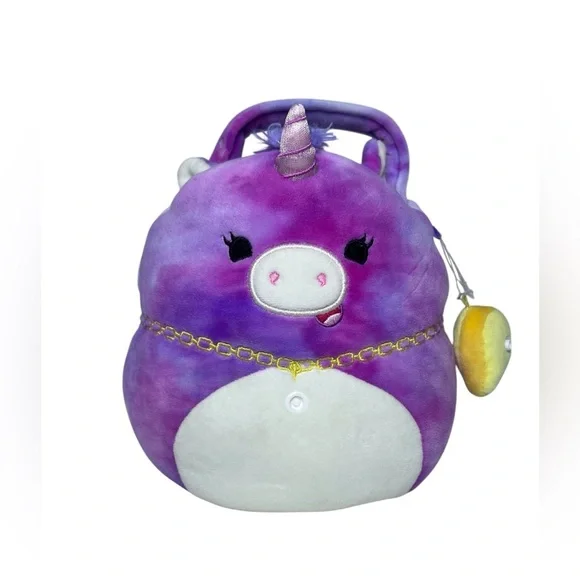 Squishmallows Lola the Unicorn Buddy Bucket (Valentine's 2024) Great for Easter