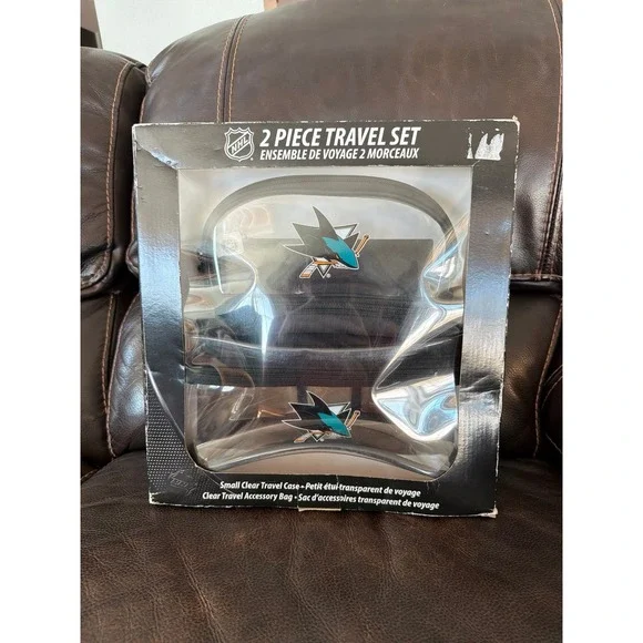 2019 NHL San Jose Sharks 2-piece travel set. New