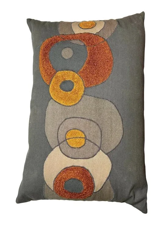 Crate & Barrel Geometric Aubrey Pillow