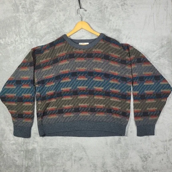 Vintage Jantzen Sweater Mens XL Pullover Cosby Style Grandpacore