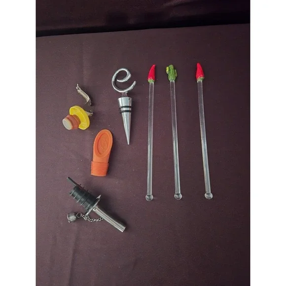 Vintage Lot Of Bar Accessories. Lot Of 7