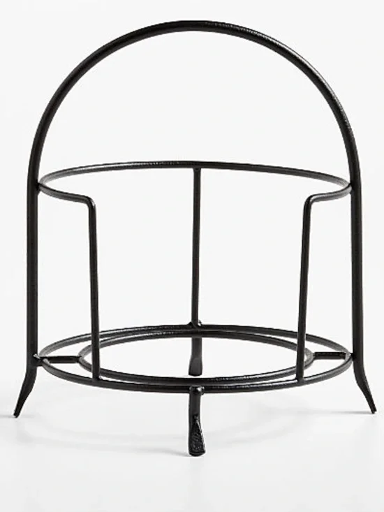 New! Crate&Barrel Plates Stand in Black