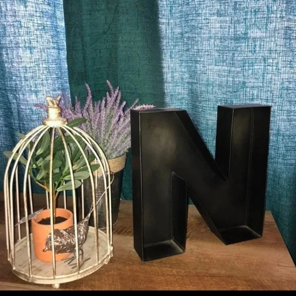 Crate & Barrel Farmhouse Rustic Metal N