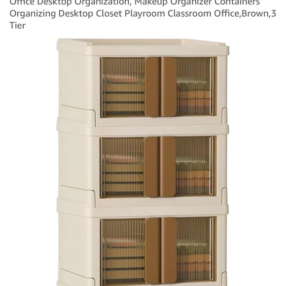 3-Tier Stackable Storage Organizer. Great for organizing any small space. See p