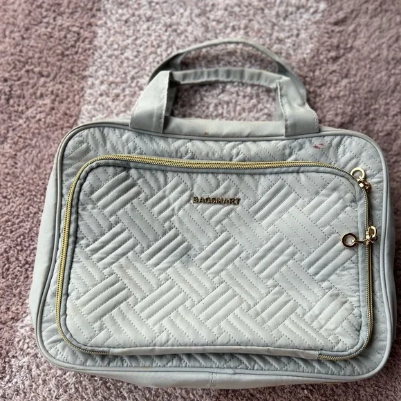 Bagsmart Quilted light blue travel Bag