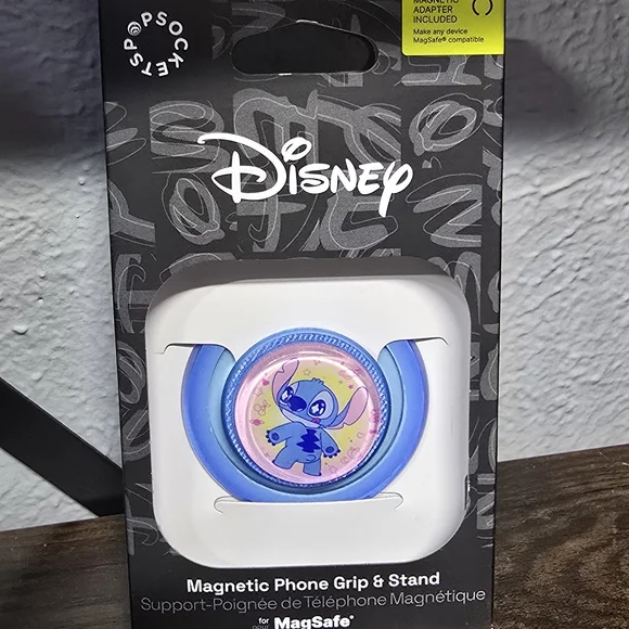 Disney Blue Stitch Magnetic Phone Grip