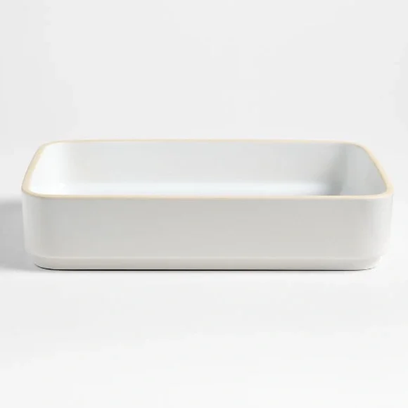 New! Crate&Barrel Stoneware Baking Dish