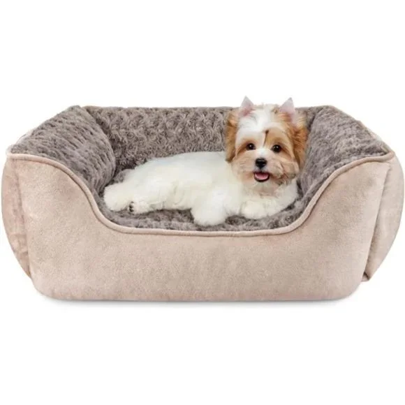 Rectangle Dog Bed for Large Medium Small Dogs Machine Washable Sleeping Sofa