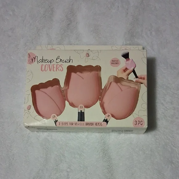 Pink Makeup Brush Covers Set