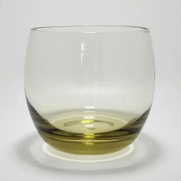 Vintage MCM Rocks Glass | Cintrine Sommerso-Style | Whiskey Cocktail Tumbler