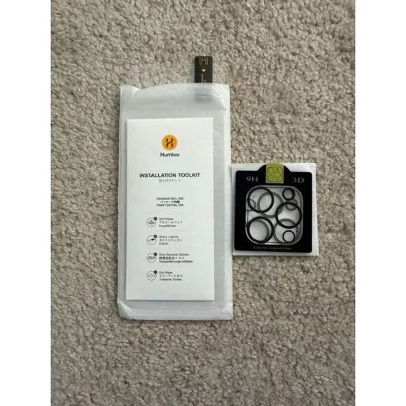 iPhone 14 pro screen protector and lens protector