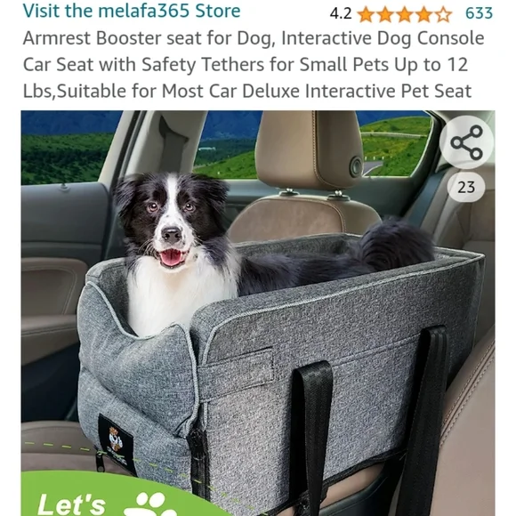 Pet booster seat