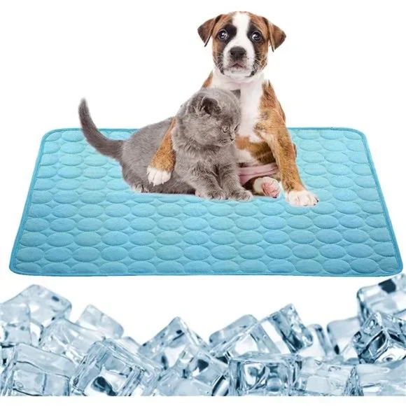 Dog Cooling Mat Large Cooling Pad Summer Pet Bed for Dogs Cats Kennel Pad