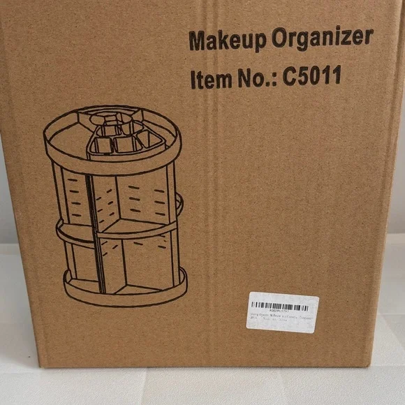 Rotating Makeup Organizer - Clear