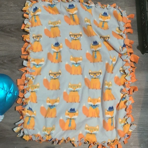 Dog Blanket, for small or medium dogs, Orange, Grey, Blue, Black.
