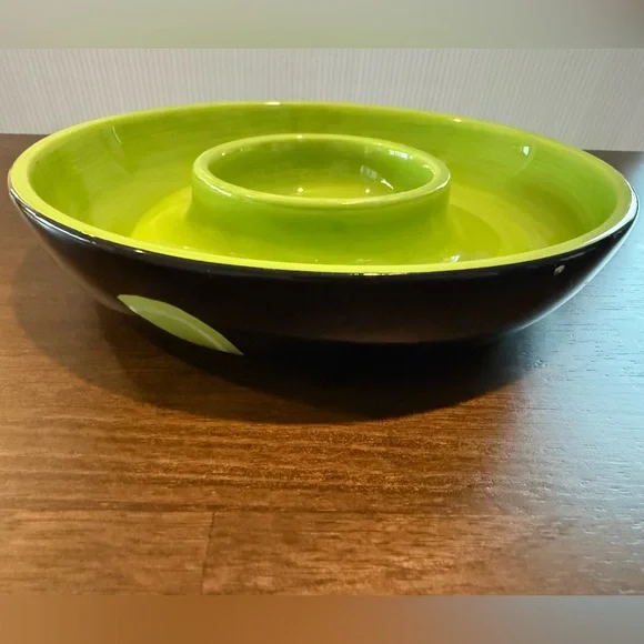 CRATE & BARREL margarita salt and lime holder