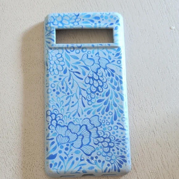 Blue Floral Phone Case Cover