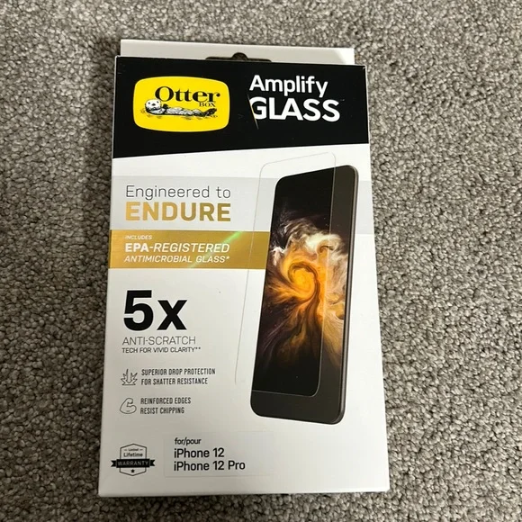 OtterBox Amplify Antimicrobial Glass Screen Protector