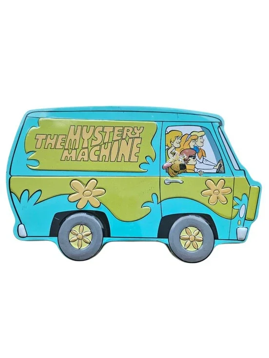 Vintage The Mystery Machine Scooby-Doo Metal Trinket Box Tin Hanna-Barbera