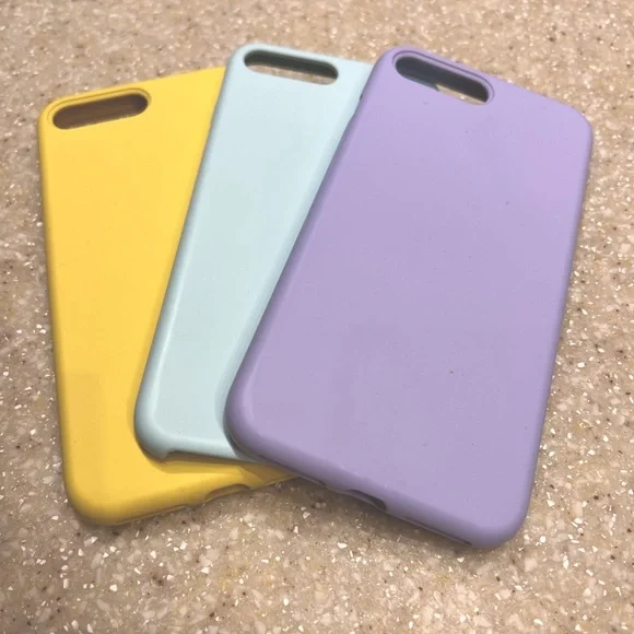 iPhone 7 & 8 Plus Covers Excellent Condition Soft Touch