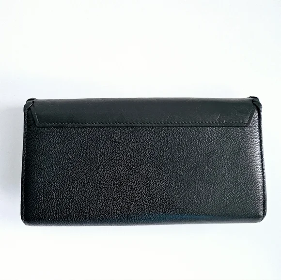 Louis Vuitton Cuir Plume Very Black Long Wallet