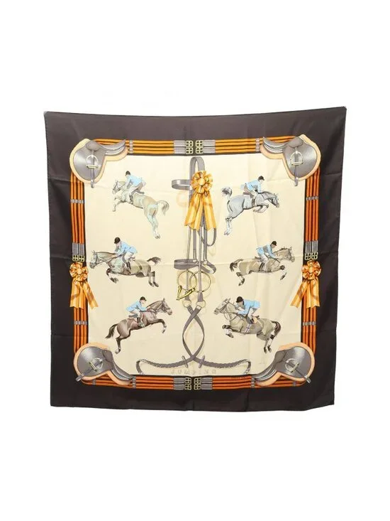 Hermes Scarf Carre 90 Jumping Silk
