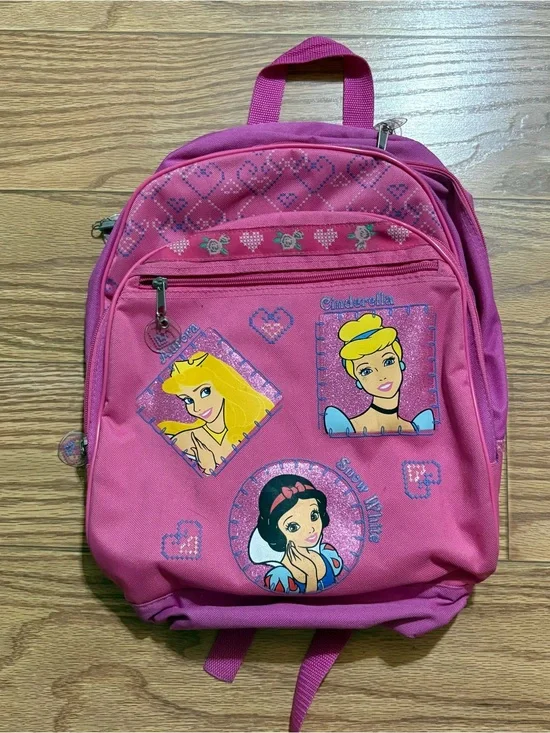 2005 Disney Princess Snow White Cinderella Sleeping Beauty Kids Backpack