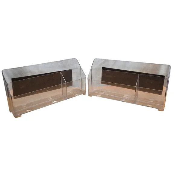 2 Eldon Fridge Mate Magnetic Spice Recipe Calendar Notes Shelf 11x6x3