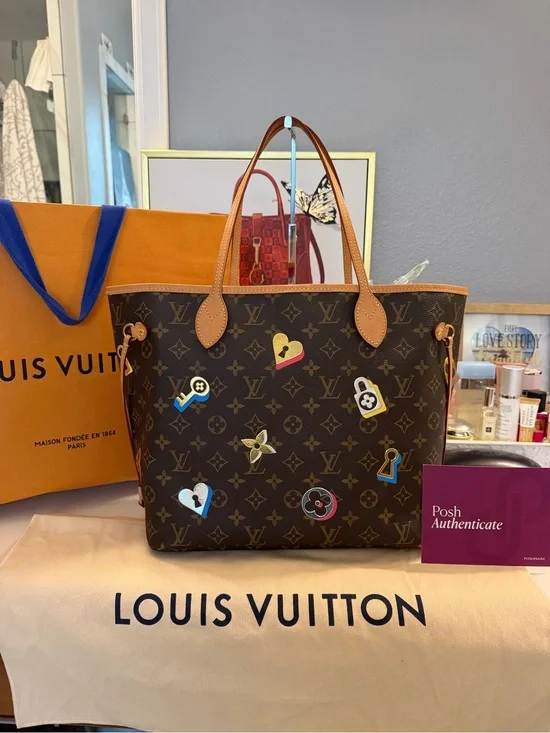 Louis Vuitton Limited Edition LoveLock Neverfull MM