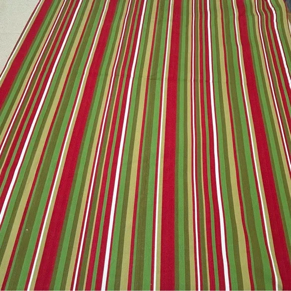 Crate & Barrel Joulu Stripe 60” x 90” Tablecloth