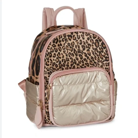 NWT BARI LYNN Leopard Mini Backpack