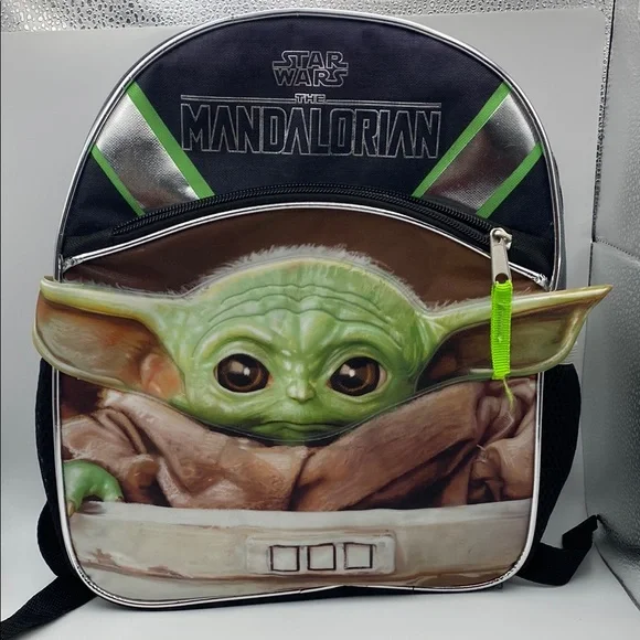Star Wars The Mandalorian Backpack with Baby Yoda Design