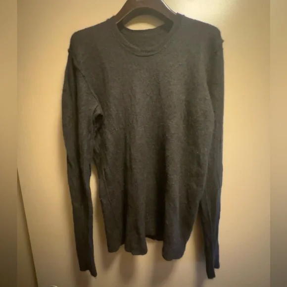 Kazuyuki Kumagai Black alpaca wool blend sweater